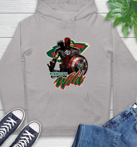 NHL Captain America Thor Spider Man Hawkeye Avengers Endgame Hockey Minnesota Wild Hoodie nhl captain america thor spider man hawkeye avengers endgame hockey minnesota wild hoodie 1488 ofbap