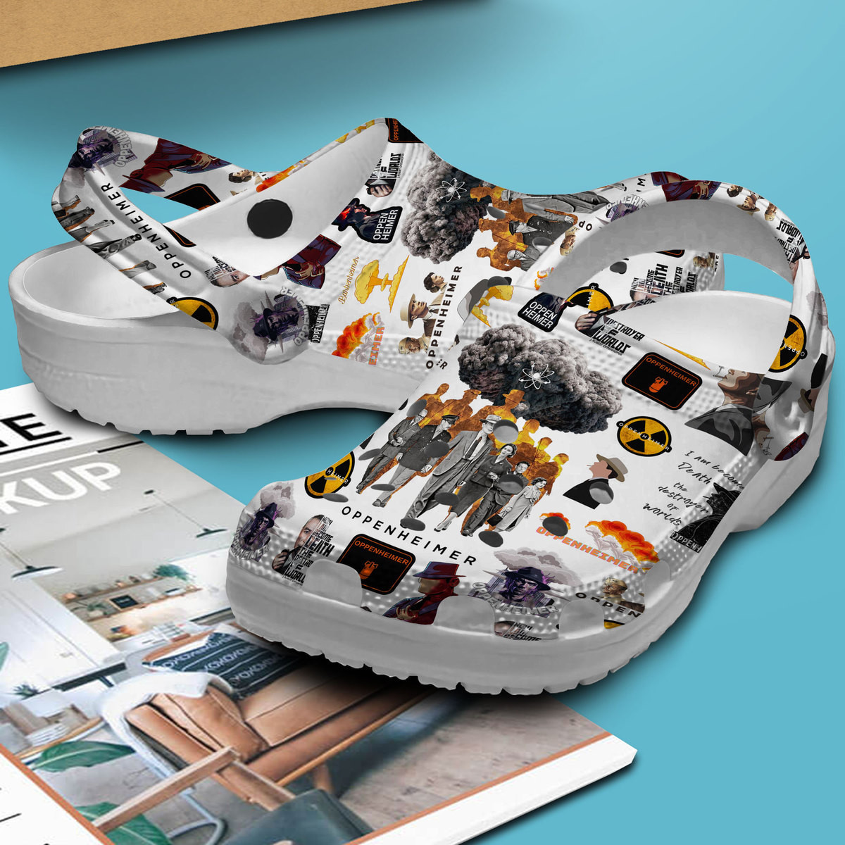 Oppenheimer Movie Crocs Crocband Clogs Shoes for Hospital Staff Rookbrand