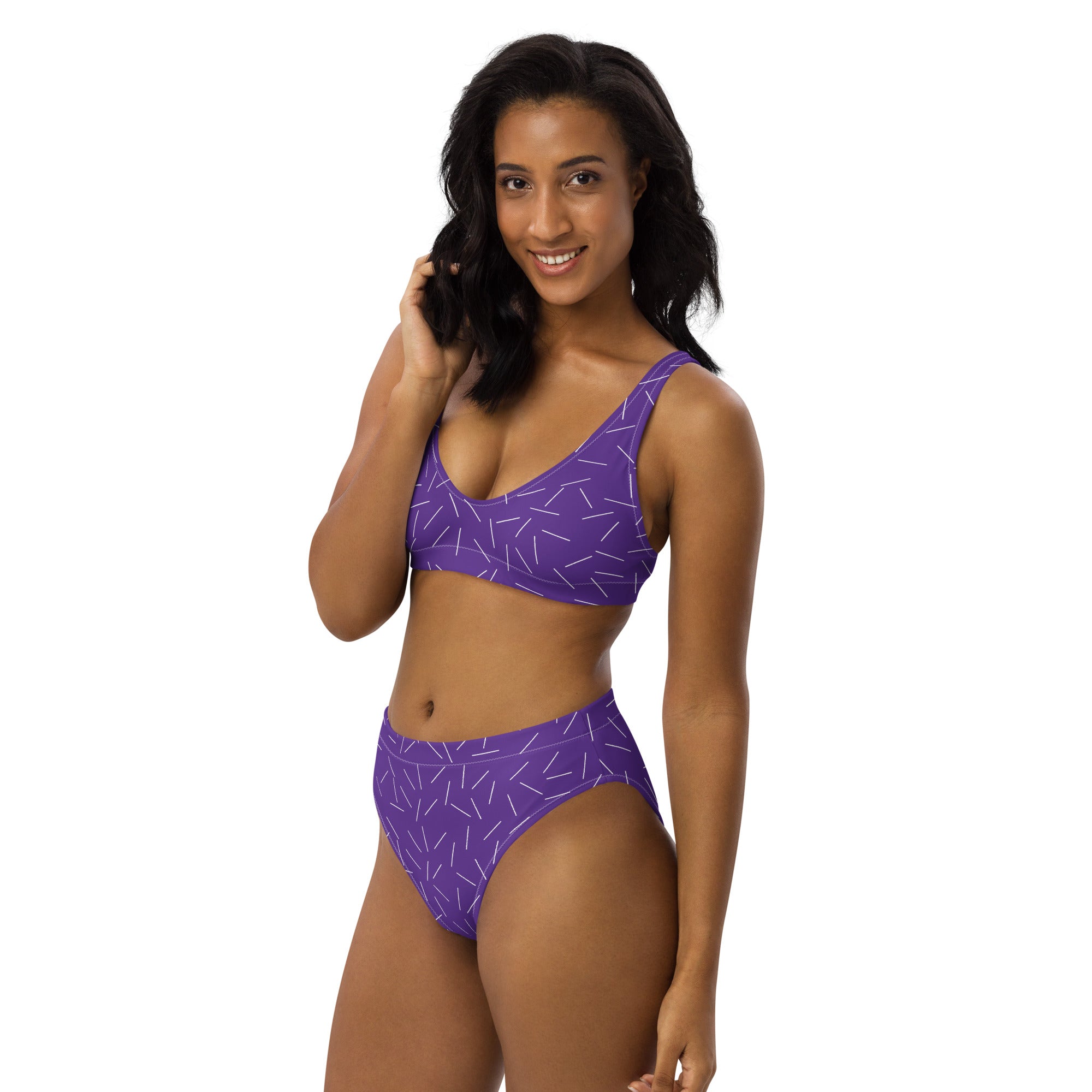 Purple Recycled High-Waisted Bikini Rookbrand purple recycled high waisted bikini rookbrand 5305 ufeh0