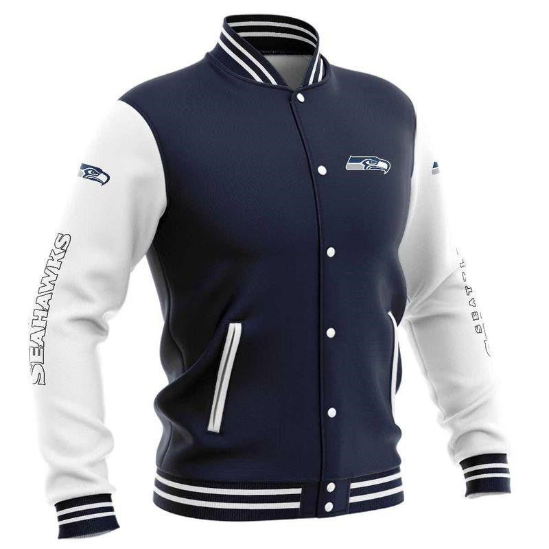 Seattle Seahawks Baseball Jacket For Men Men seattle seahawks baseball jacket for men men 5409 stdis