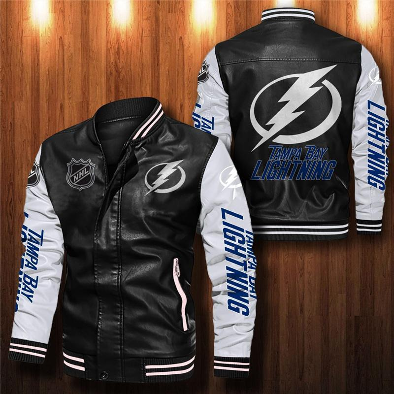 Tampa Bay Lightning Leather Jacket NHL tampa bay lightning leather jacket nhl 1639