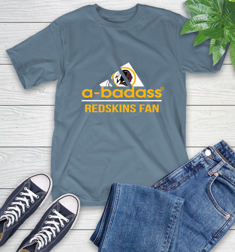 Washington Redskins NFL Football A Badass Adidas Adoring Fan Sports T-Shirt washington redskins nfl football a badass adidas adoring fan sports t shirt 3352 6iapt