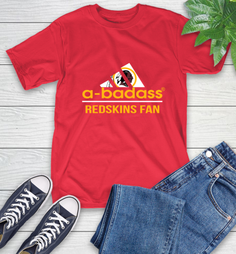Washington Redskins NFL Football A Badass Adidas Adoring Fan Sports T-Shirt washington redskins nfl football a badass adidas adoring fan sports t shirt 5769 lbbkz