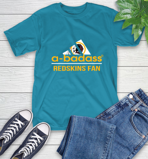 Washington Redskins NFL Football A Badass Adidas Adoring Fan Sports T-Shirt washington redskins nfl football a badass adidas adoring fan sports t shirt 6378 e5vqn