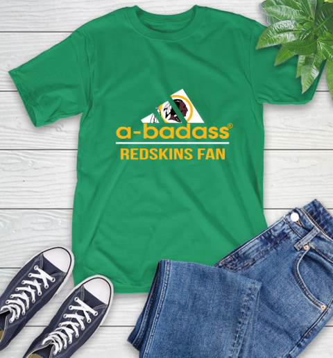 Washington Redskins NFL Football A Badass Adidas Adoring Fan Sports T-Shirt washington redskins nfl football a badass adidas adoring fan sports t shirt 6894 clyrz