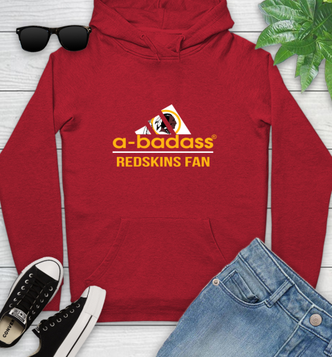 Washington Redskins NFL Football A Badass Adidas Adoring Fan Sports Youth Hoodie washington redskins nfl football a badass adidas adoring fan sports youth hoodie 3591 qhfsv