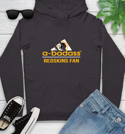 Washington Redskins NFL Football A Badass Adidas Adoring Fan Sports Youth Hoodie washington redskins nfl football a badass adidas adoring fan sports youth hoodie 5799 58h33
