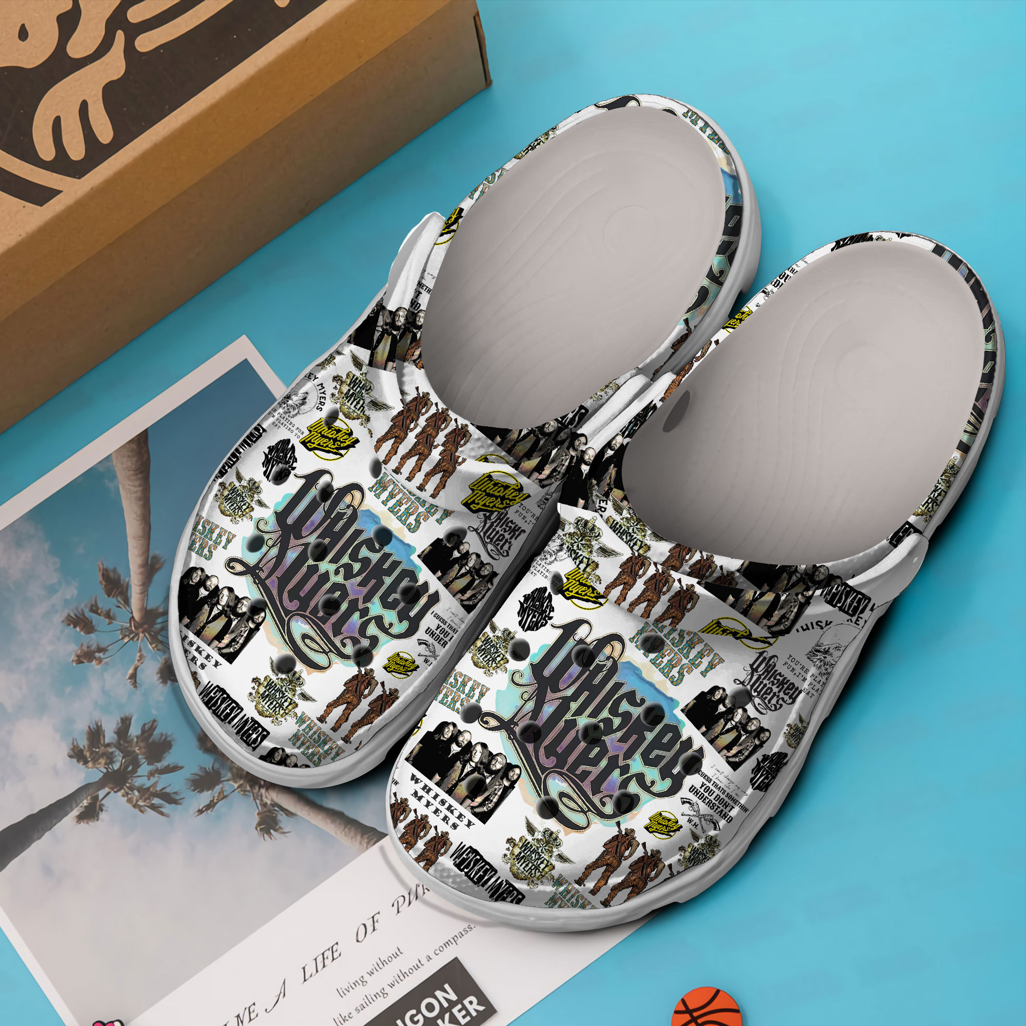 Whiskey Myers Music Crocs Crocband Clogs Shoes for Bunions Rookbrand