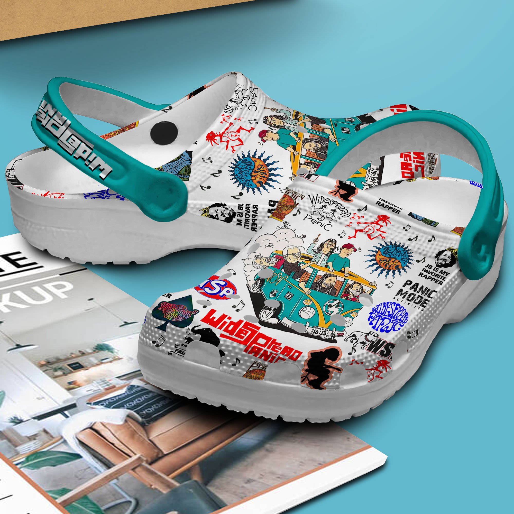 Widespread Panic Music Crocs Crocband Clogs Shoes for morton's neuroma Rookbrand