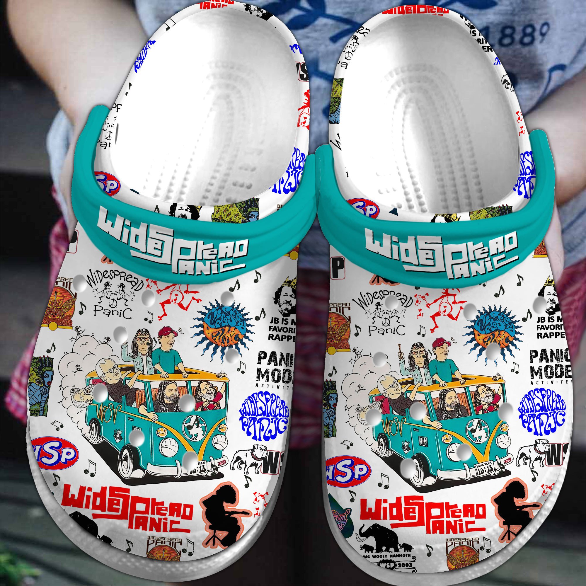 Widespread Panic Music Crocs Crocband Clogs Shoes for morton's neuroma Rookbrand