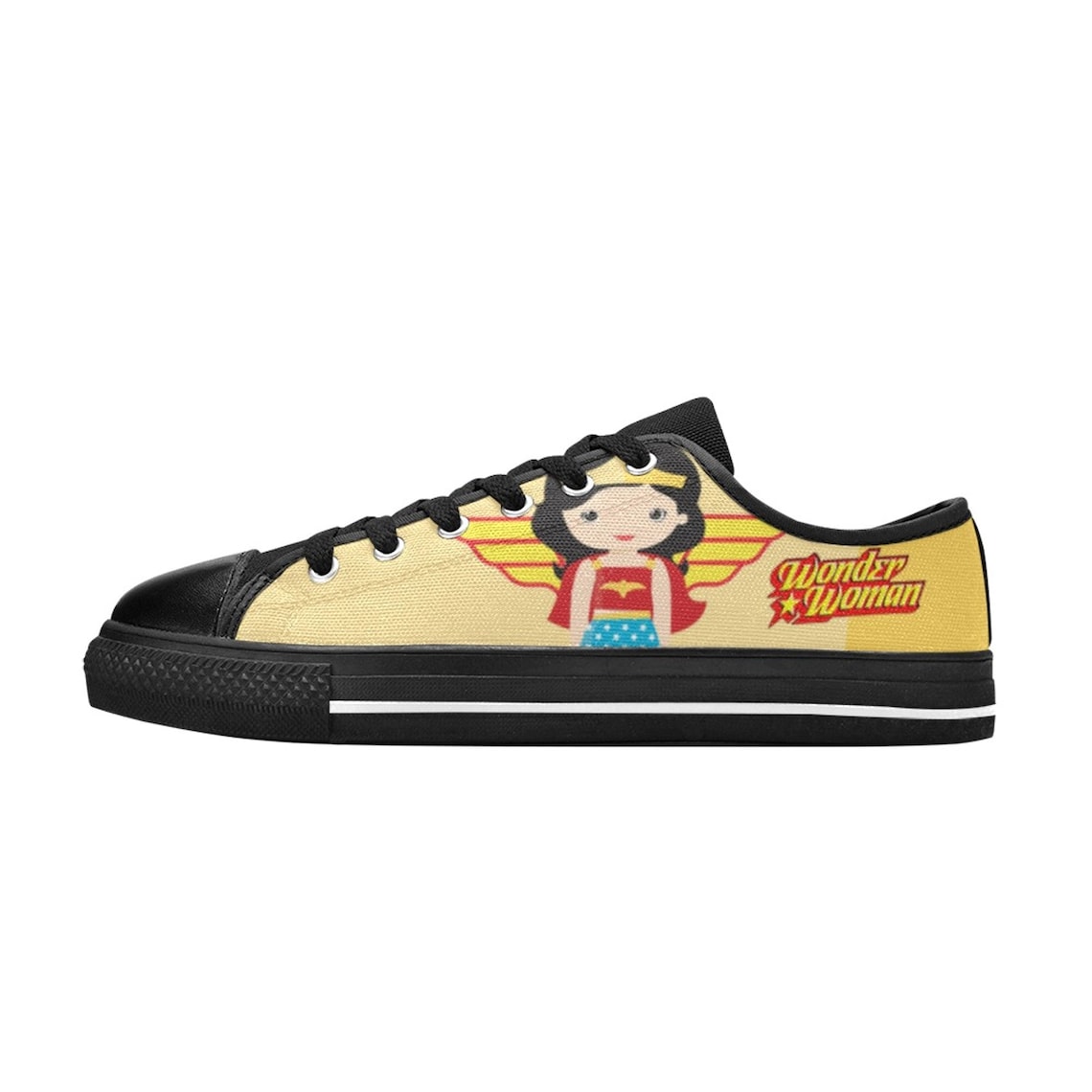 Wonder Woman Chibi Low Top Shoes - Yeezy Store